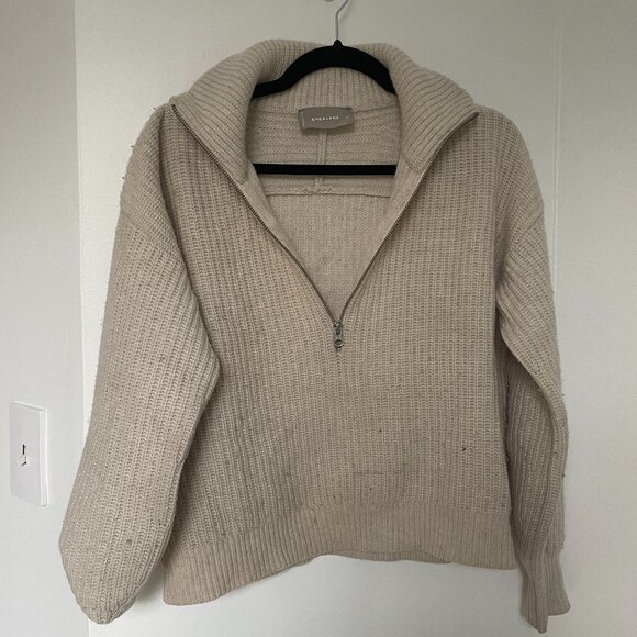 Everlane The Half-Zip Sweater in Luxe Merino - Picture 3 of 7